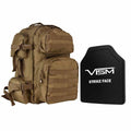 NcSTAR Tactical Backpack w/10''x12'' Level III+ STR's Cut PE Hard Ballistic Plate