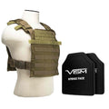 NcSTAR Fast Plate Carrier w/10''X12'' Level III+ PE STR's Cut 2X Hard Balllistic Plates