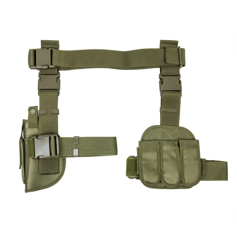 NcSTAR Drop Leg Holster & Mag Pouch X4