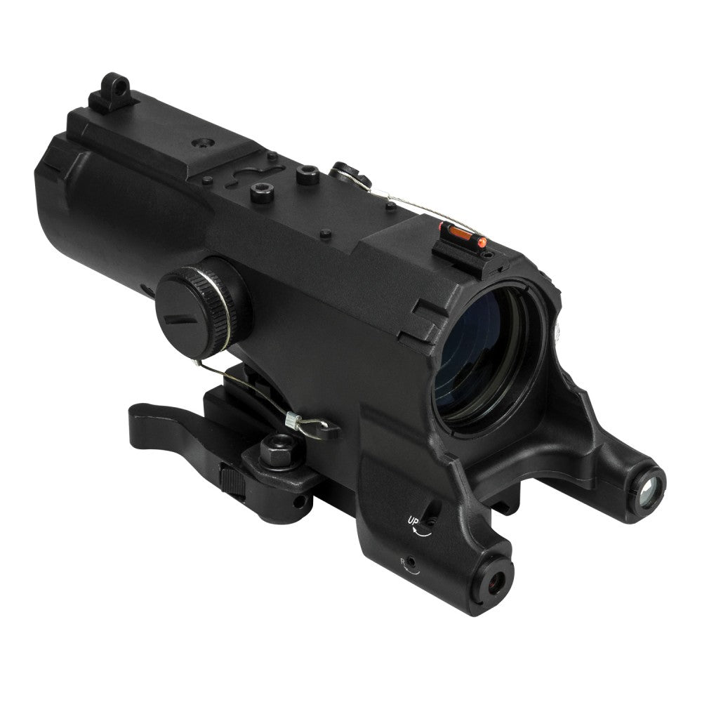 NcSTAR ECO MOD2 Scope - 4X34 - Green Laser & NAV LED