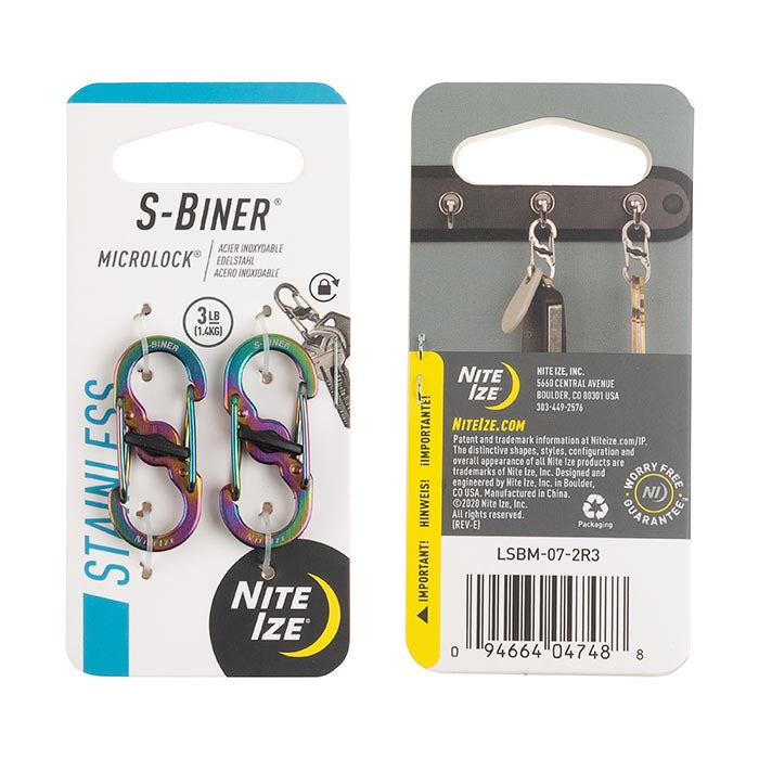 Nite-Ize S-Biner Stainless Steel MicroLock