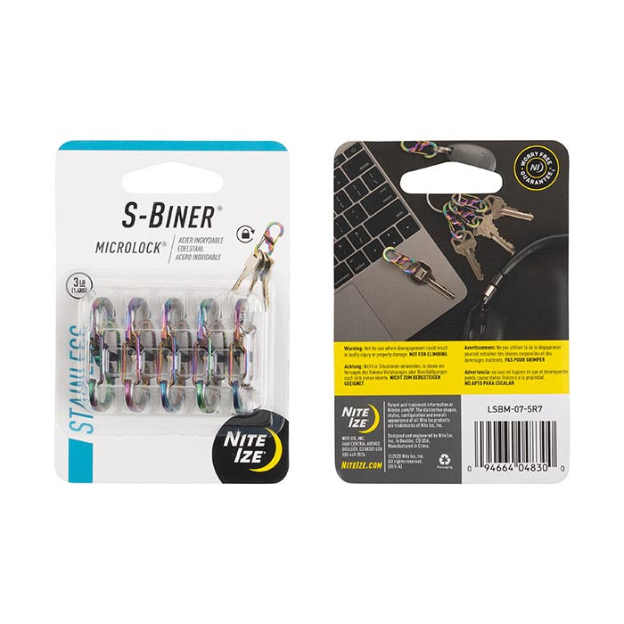 Nite-Ize S-Biner Stainless Steel MicroLock