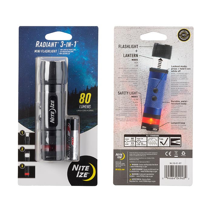 Nite-Ize Radiant 3-in-1 Mini Flashlight