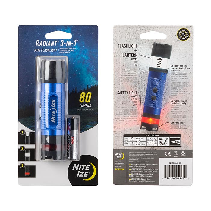 Nite-Ize Radiant 3-in-1 Mini Flashlight