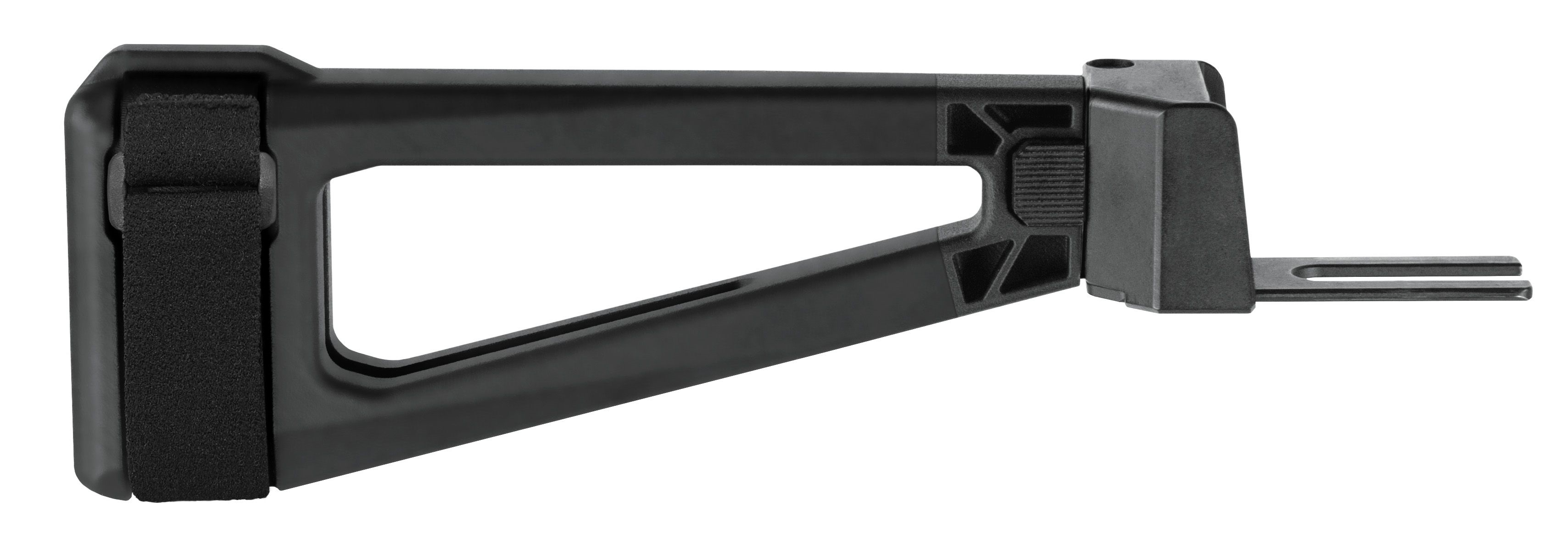 SB Tactical AK TRIANGLE SIDE-FOLDING BRACE, BLK,SB LOGO, AK ADAPTER