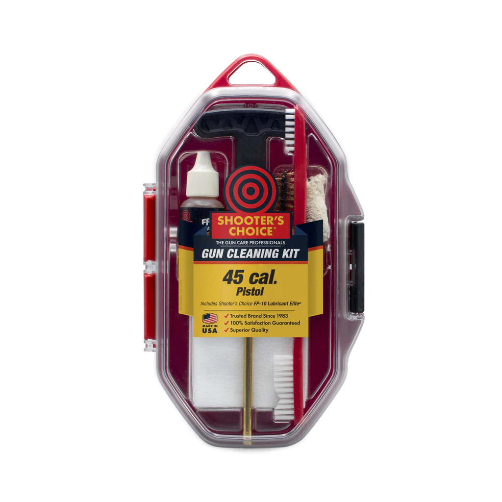 Shooter's Choice .45 Cal Pistol Gun Cleaning Kit