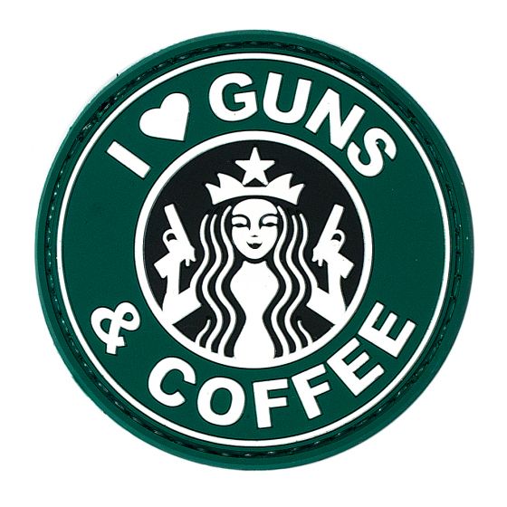Voodoo Tactical I Love Guns & Coffee Patch