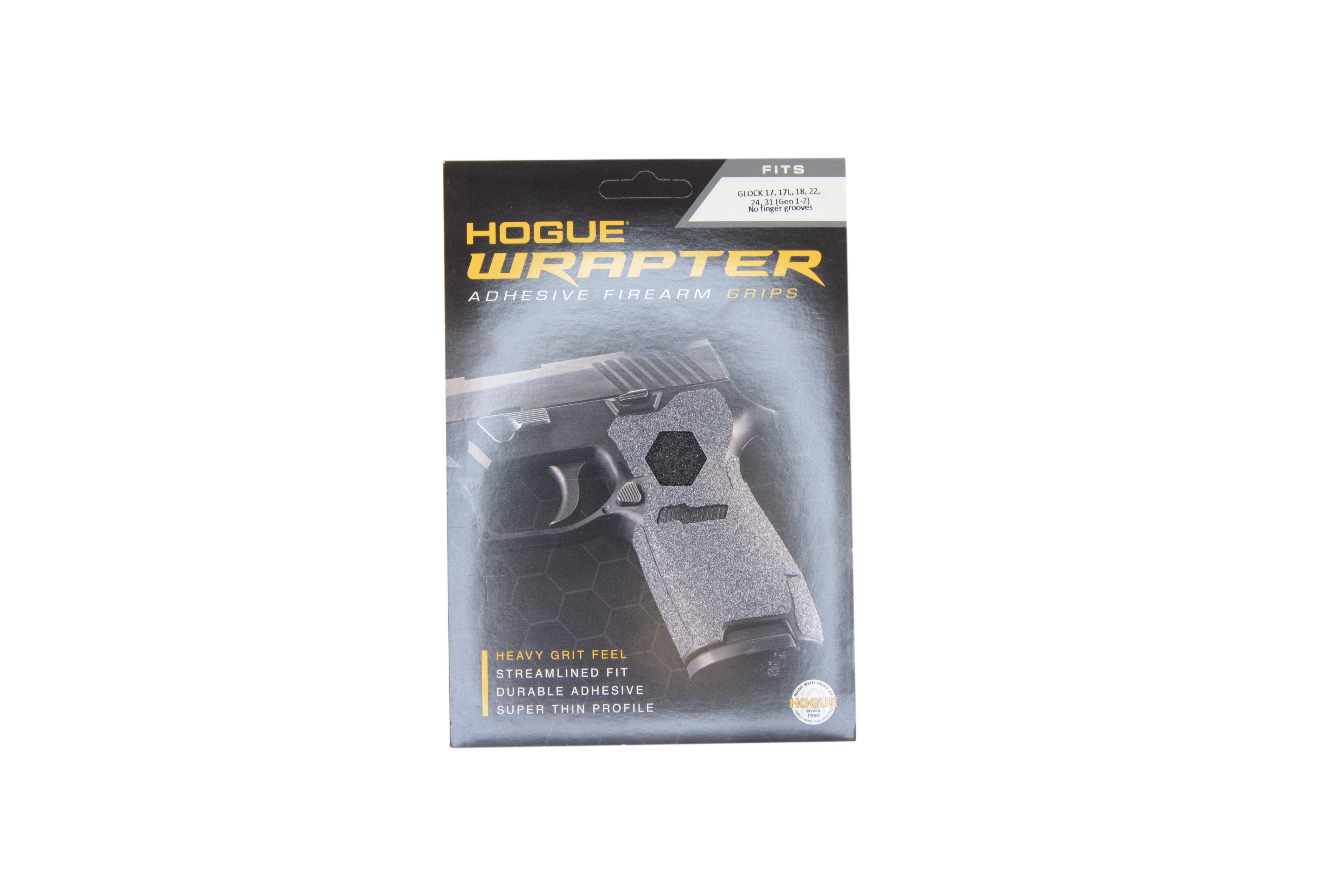 Hogue For Glock 17, 17L, 18, 22, 24, 31 (Gen 1-2) Wrapter Adhesive Grip