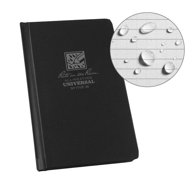 Rite in the Rain Fabrikoid Universal Hard Cover Book - 4.25' x 6.75'