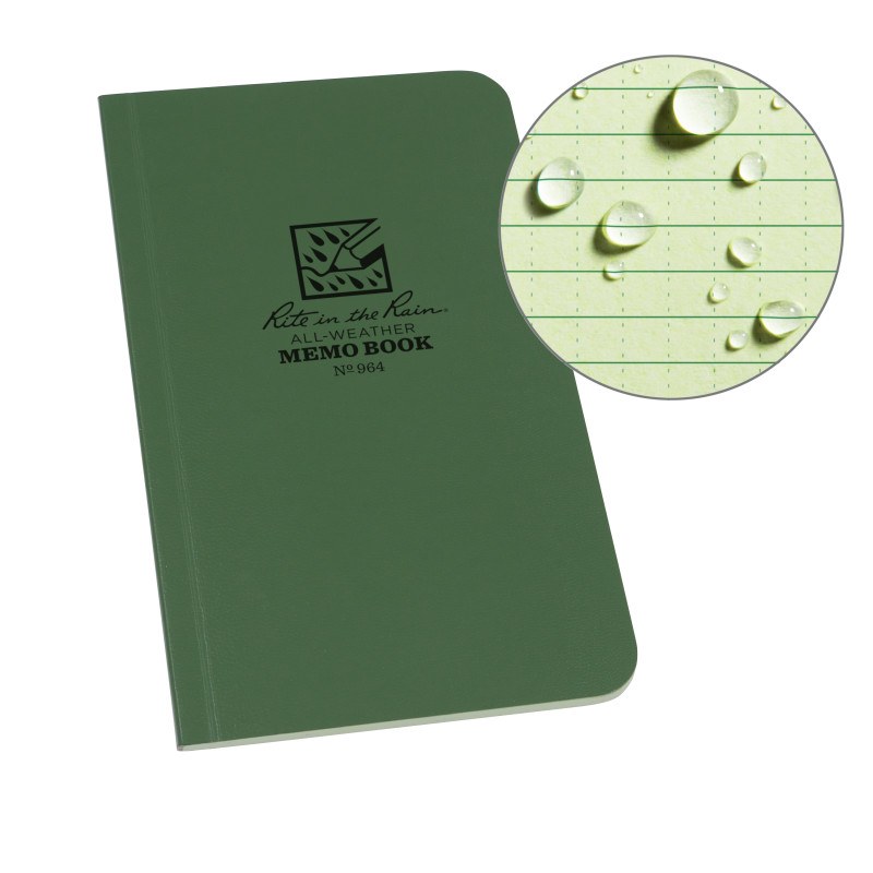 Rite in the Rain Field-Flex Universal Memo Book - Green