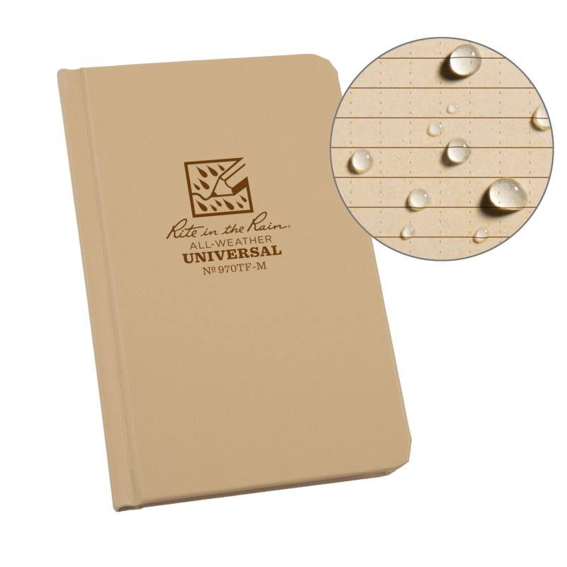 Rite in the Rain Fabrikoid Universal Hard Cover Book - 4.25' x 6.75'