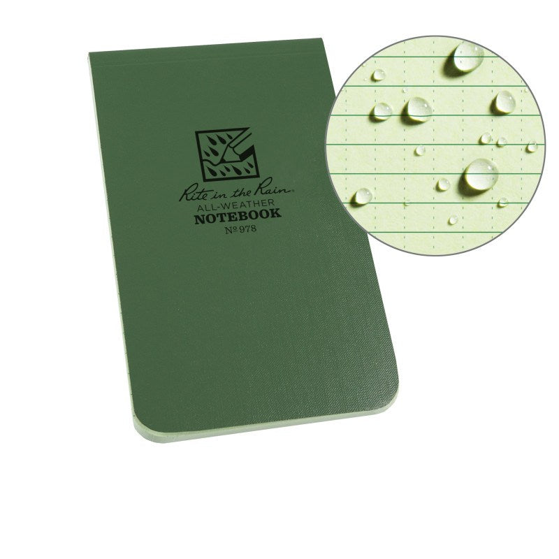 Rite in the Rain Soft Cover Top Bound Notebook - 3.25 x 5.25
