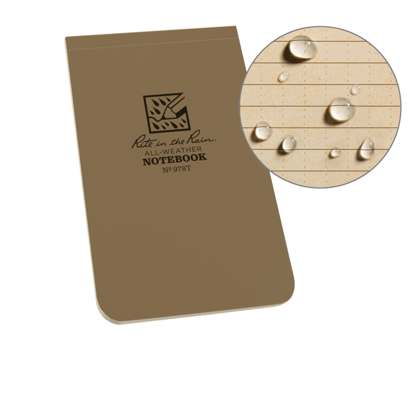Rite in the Rain Soft Cover Top Bound Notebook - 3.25 x 5.25