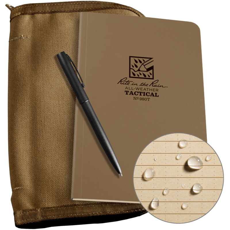 Rite in the Rain Field Book Kit - Tan Book / Tan Cover