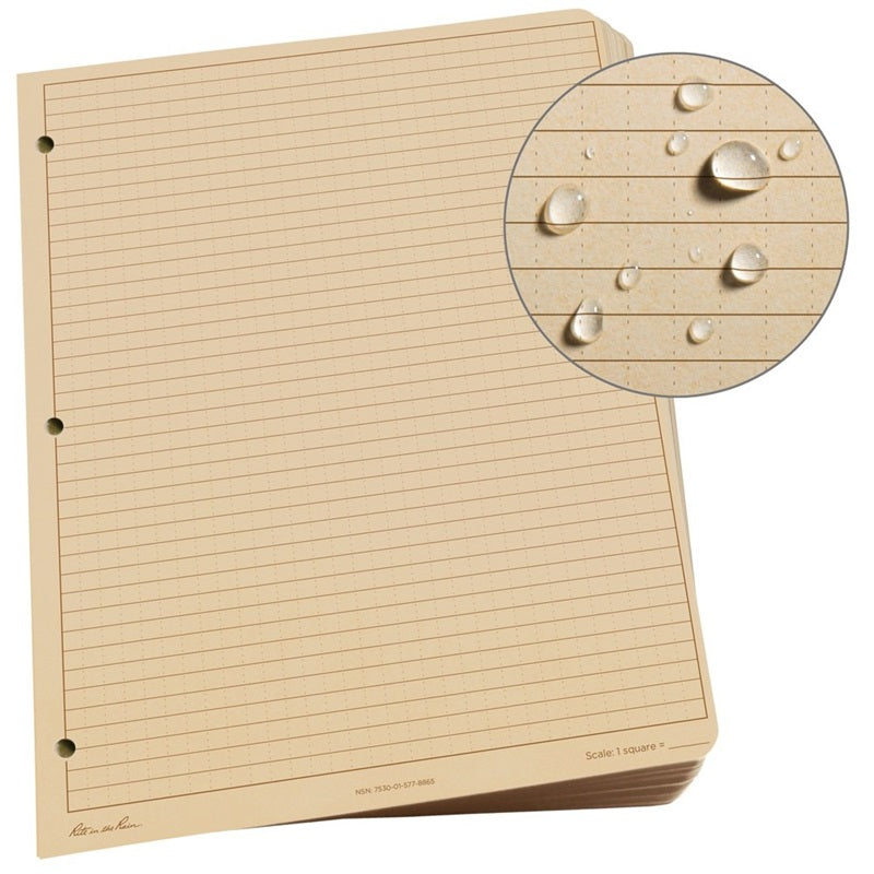 Rite in the Rain Large Universal Planner Refill - 8.5 x 11