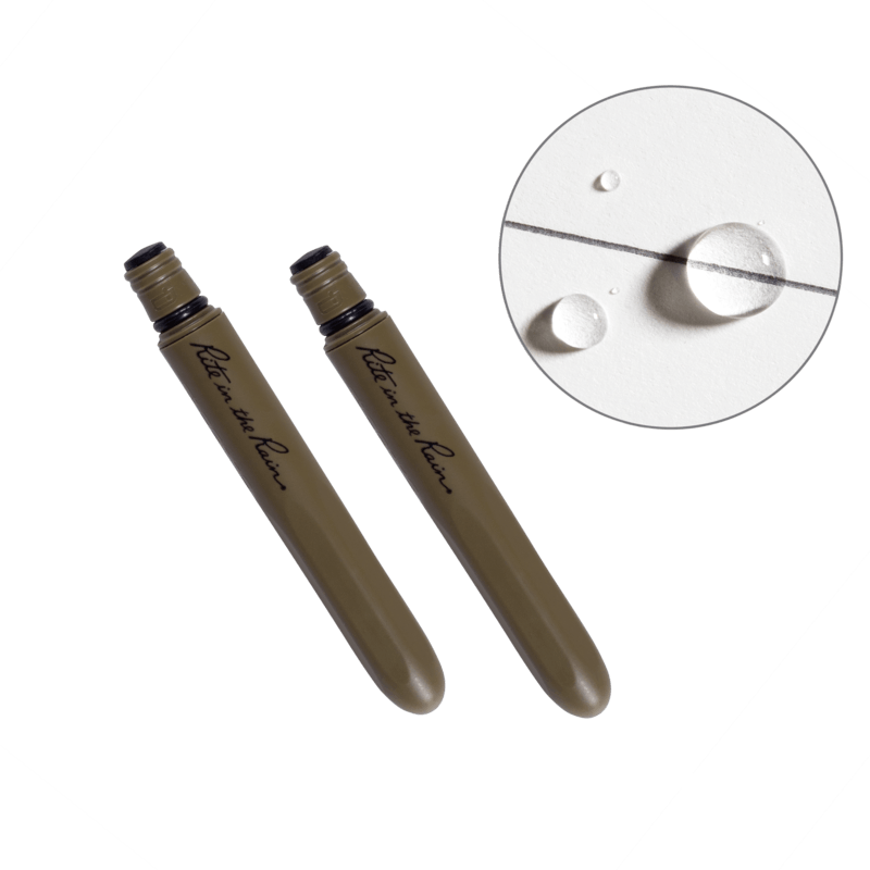 Rite in the Rain All-Weather Pocket Pen - Olive Pen with Black Ink - 2 Pack