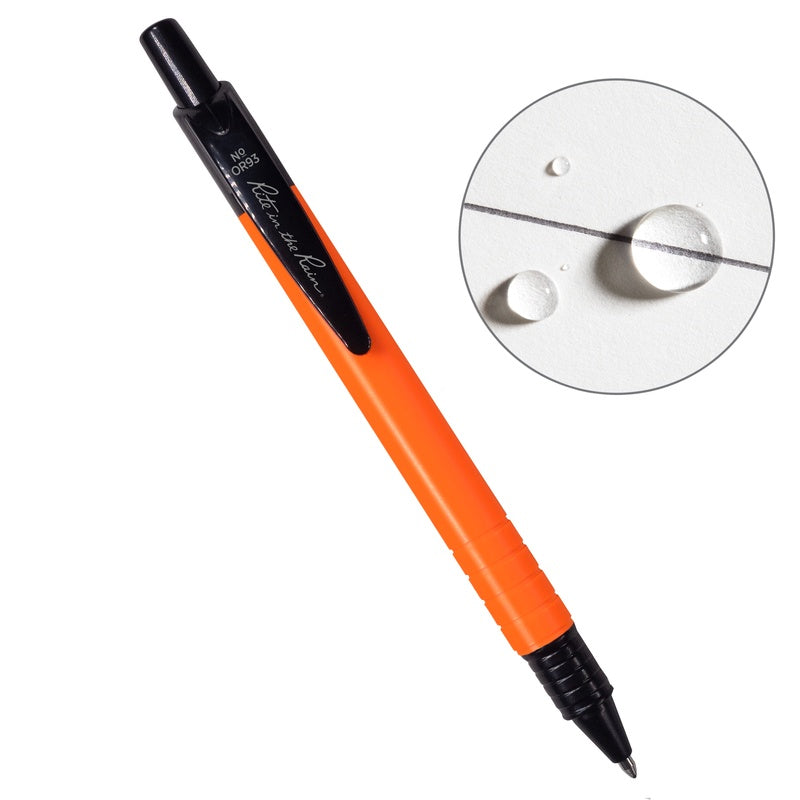 Rite in the Rain All-Weather Durable Pen - Orange Pen with Black Ink
