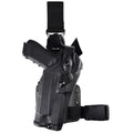 Safariland Model 6305RDS ALS/SLS Tactical Holster w/ Quick-Release Leg Strap for Glock 17 MOS w/ Light