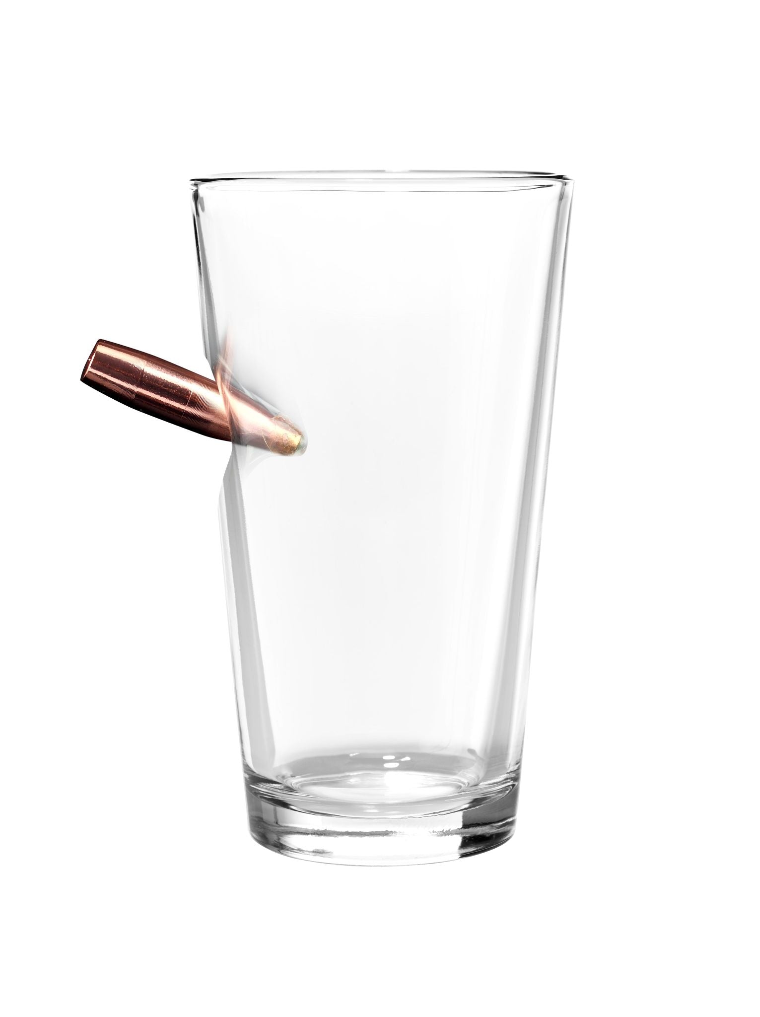 Caliber Gourmet Last Man Standing - Pint Glass w/ Bullet