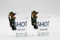 Caliber Gourmet Shot Hangover Shot Glass - Set of 2