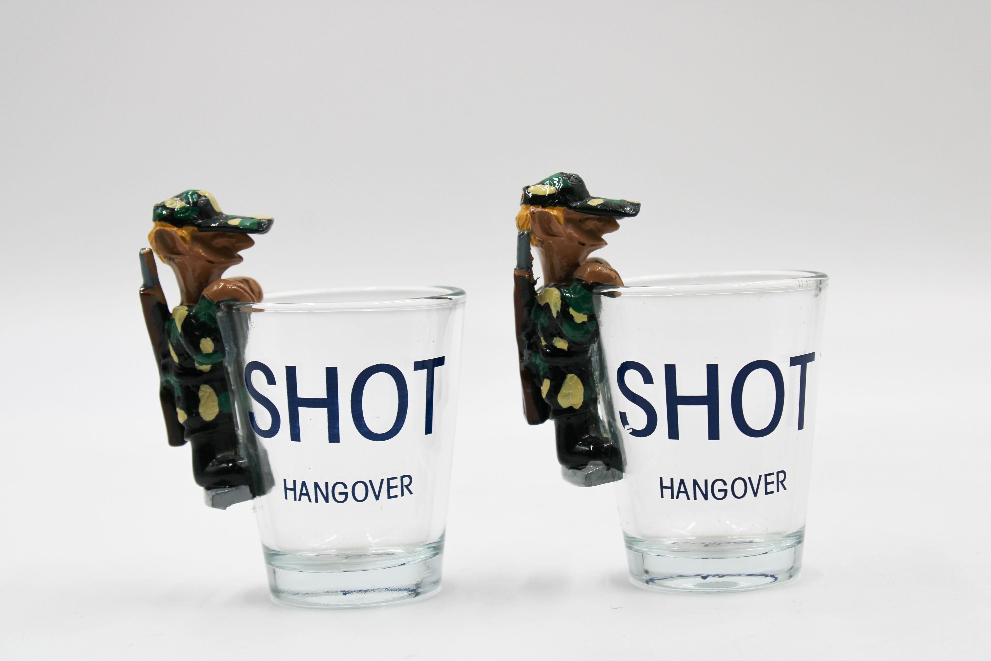 Caliber Gourmet Shot Hangover Shot Glass - Set of 2