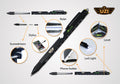UZI UZI Tactical Utility Pen w/ Ruler