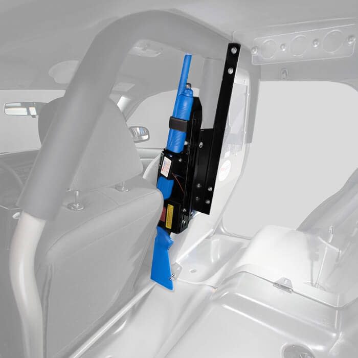 Pro-Gard Industries Ford Interceptor Utility 2020 - 2021 Vertical Pro-cell Mount Single Weapon Tri-Lock Gun Rack w/Vending Key