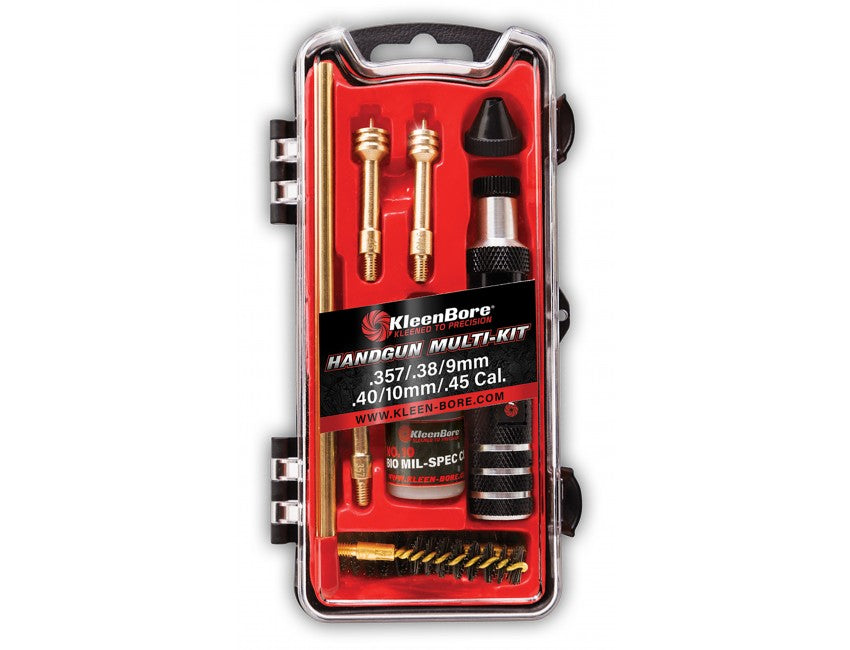 Kleenbore Multi-Pistol Kit .38/9/10mm/.40/.45 Caliber