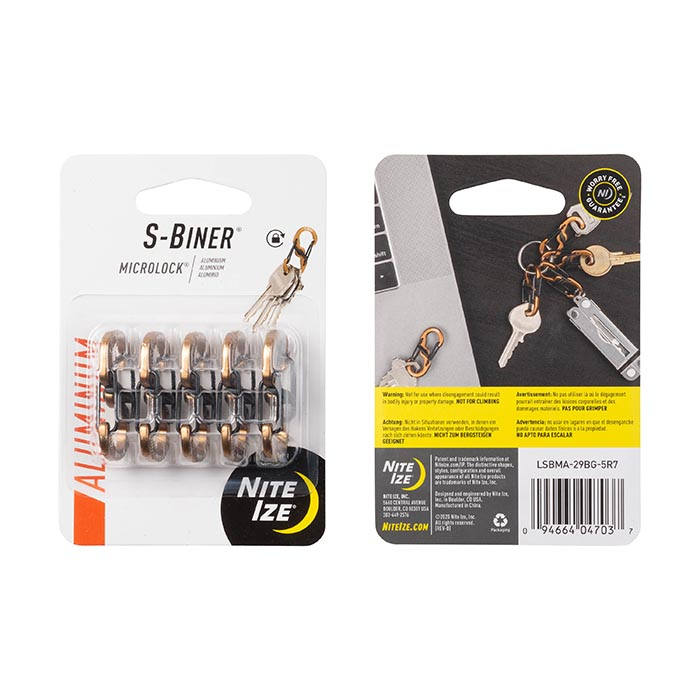 Nite-Ize S-Biner Aluminum MicroLock