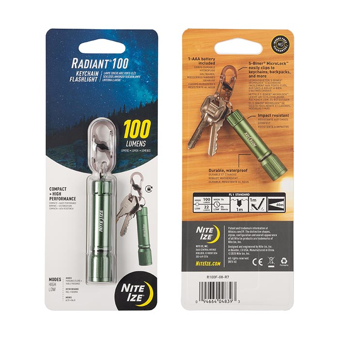 Nite-Ize Radiant 100 Keychain Flashlight