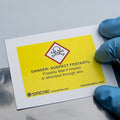 Sirchie Fentanyl Warning Labels - 100 Pack
