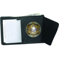 Boston Leather Book Style Badge Wallet