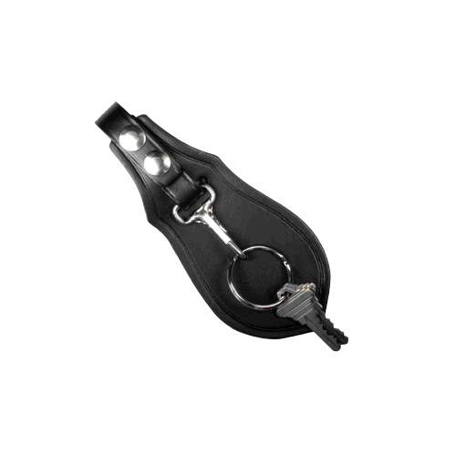 Boston Leather Key Holder With Protective Flap