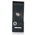 Boston Leather Epaulet Mic Holder 1 3/4 x 7 1/2, Snap and Slot