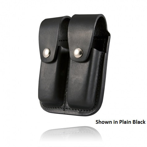 Boston Leather Clip Pouch Double For 45mm