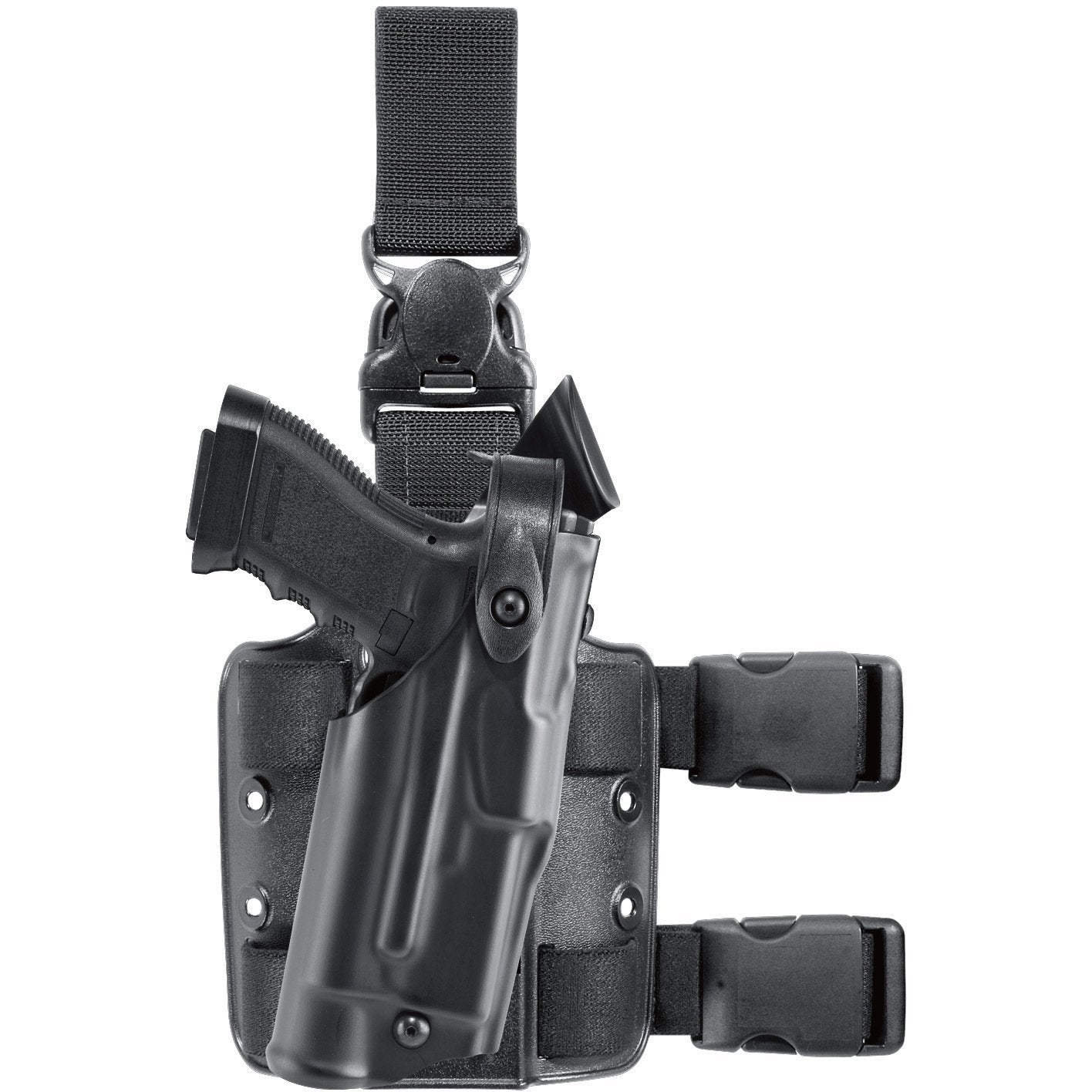 Safariland Model 6305 ALS/SLS Tactical Holster w/ Quick-Release Leg Strap for Beretta PX4 Storm DAO