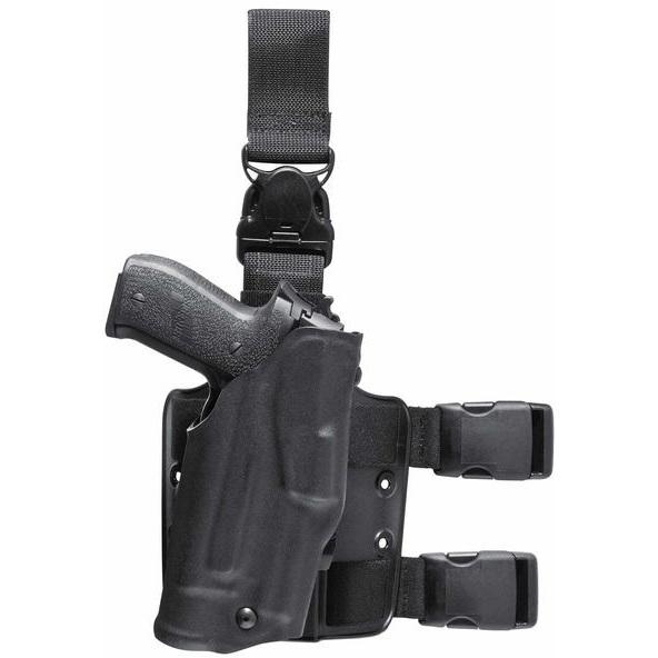 Safariland Model 6355 ALS Tactical Holster with Quick-Release Leg Harness for Glock 34 Gens 1-4 w/ Light