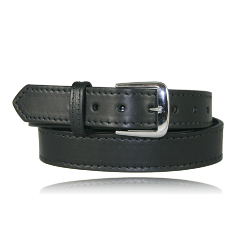 Boston Leather Traditional 1 1/2 Off Duty Belt (Nickel)
