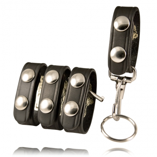 Boston Leather Belt Keeper Combo Pack