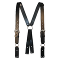 Boston Leather Firefighter's Suspenders, Button Attachment