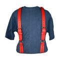 Boston Leather Firefighter's Suspenders, Button Attachment