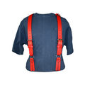 Boston Leather Firefighter's Suspenders, Button Attachment