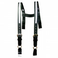 Boston Leather Firefighter’s H-Back Suspenders, Loop Attachment