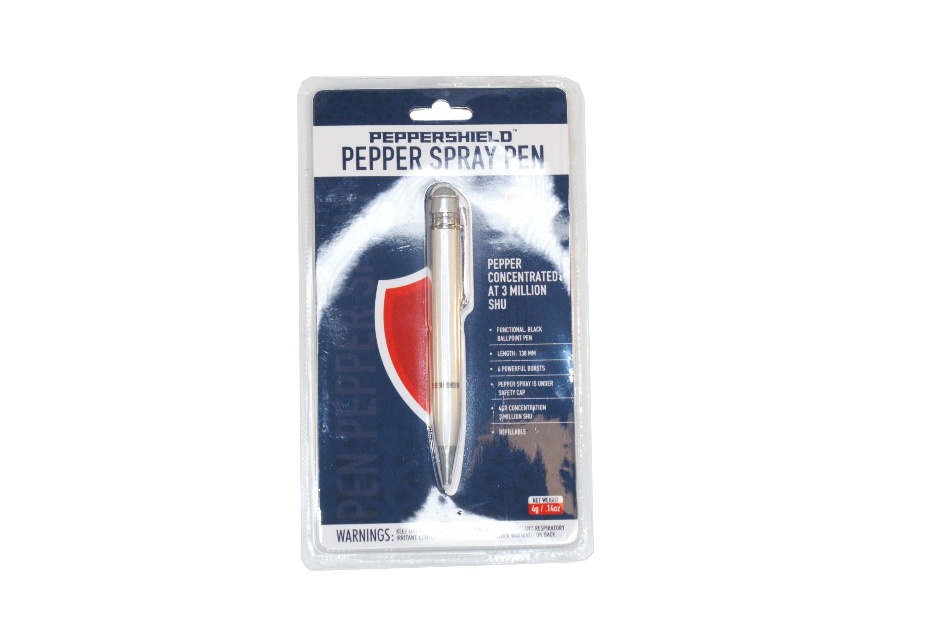 UZI Peppershield Pen Guard - Silver