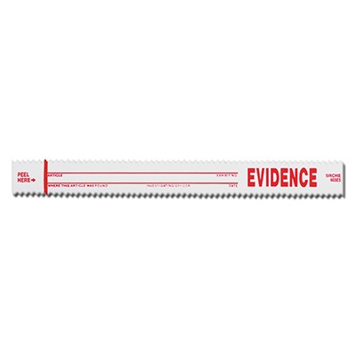 Sirchie Evidence Article ID Strips 3/4 inch x 7 inch