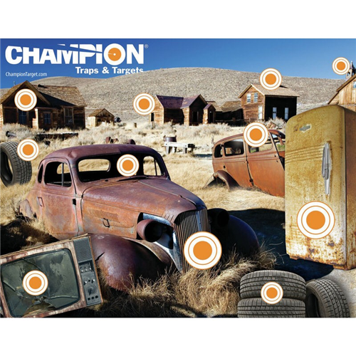 Champion Targets Champion Targets 1003802 Practice Paper 11 x 14 Targets, Junkyard Plinker (12 Pack)