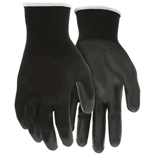 MCR Safety Black Poly Black PU 13 Gauge