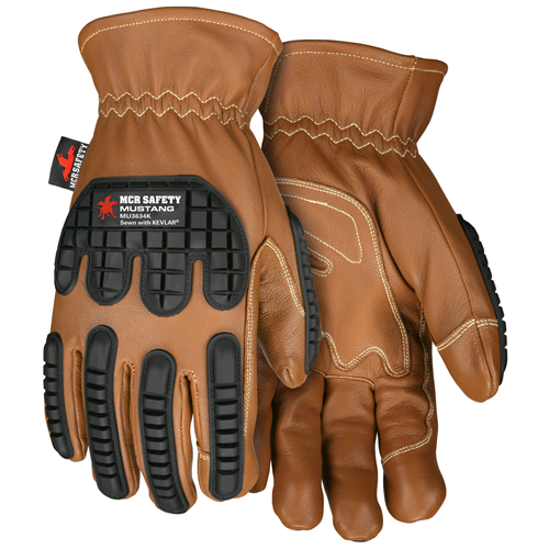 MCR Safety Grain Goat Dbl Palm Kevlar TPR Driver