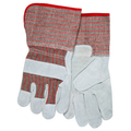 MCR Safety Leather Palm Gauntlet Starched Cuff