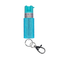 Sabre Jeweled Pepper Spray w/ Snap Clip - Teal